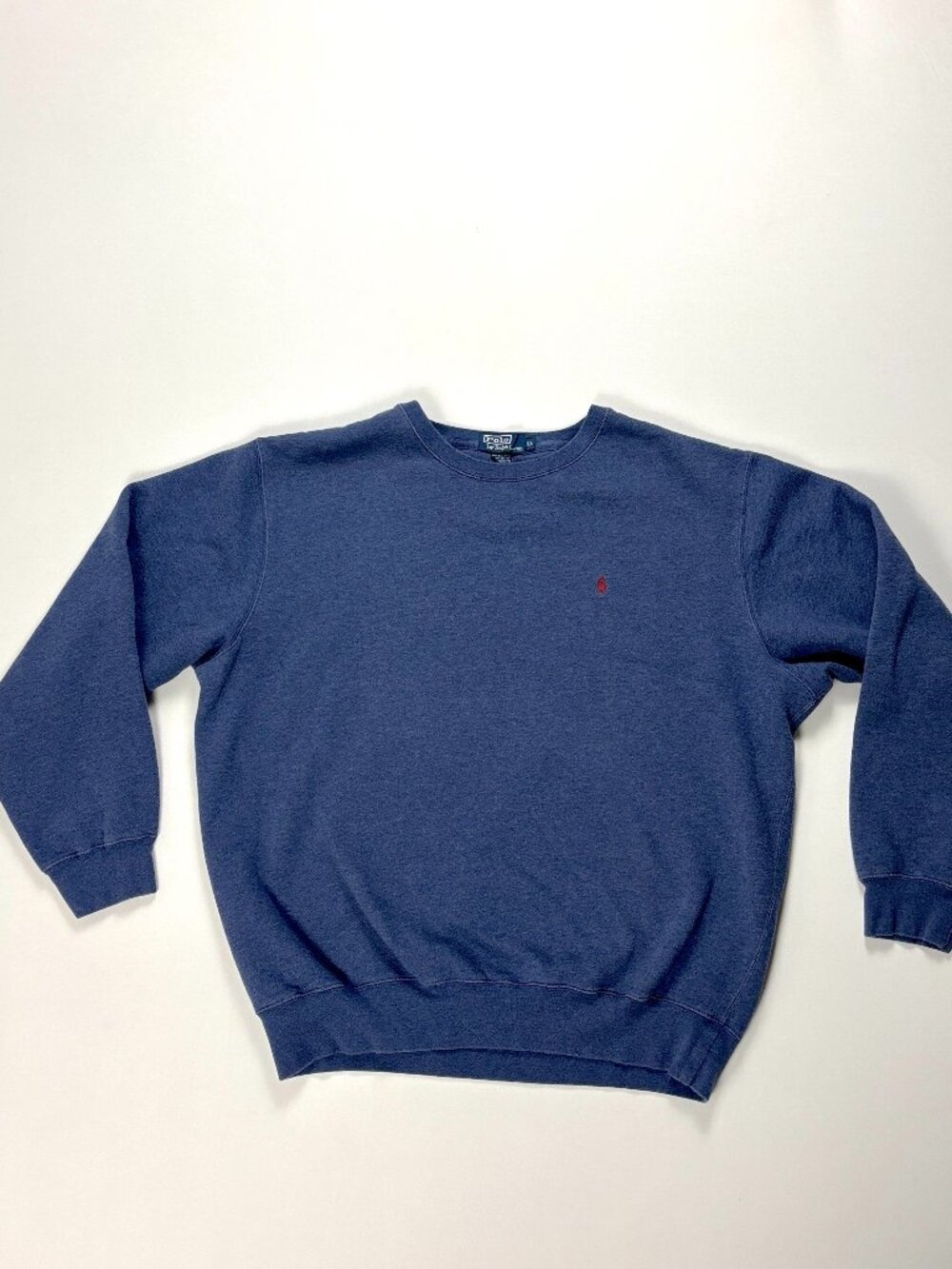 Vintage Polo Ralph Lauren Mens Crewneck Sweatshirt Blue Sz XL Classic Preppy